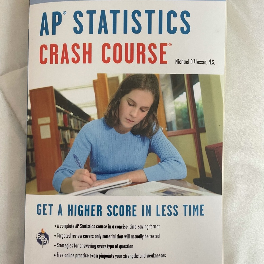 AP Statistics Crash Course Book
